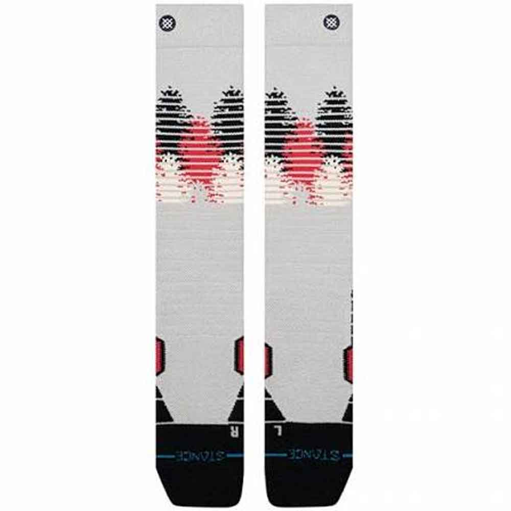Stance Tree Line Mid Wool Snow Socks String Grey