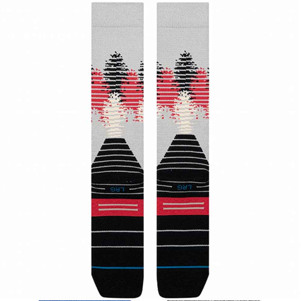 Stance Tree Line Mid Wool Snow Socks String Grey