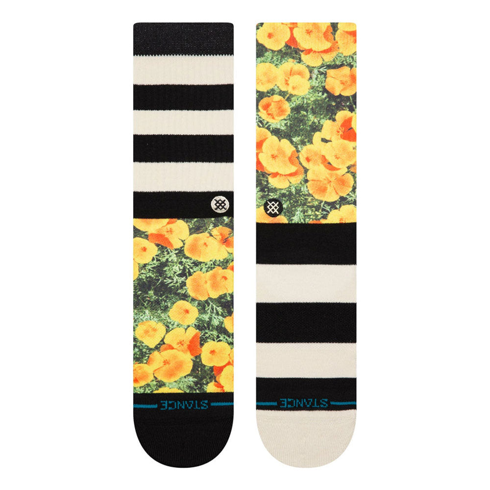 Stance Very Poppin Sock - Black White