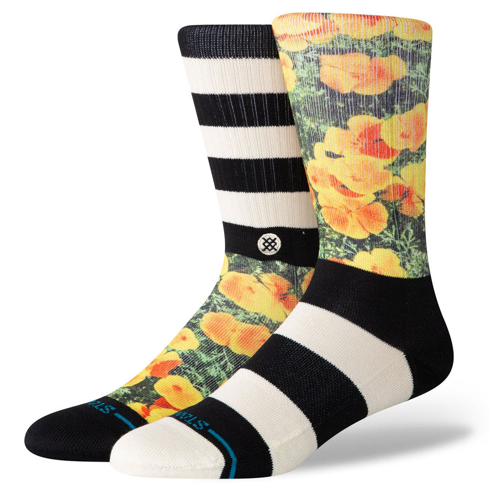 Stance Very Poppin Sock - Black White