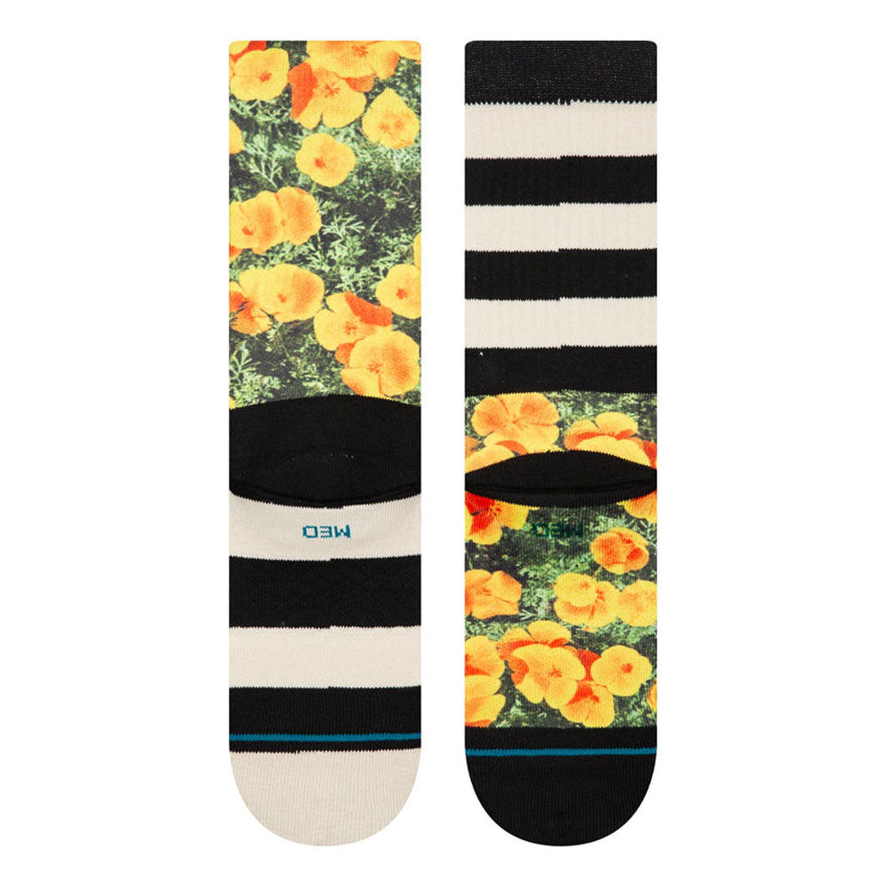 Stance Very Poppin Sock - Black White