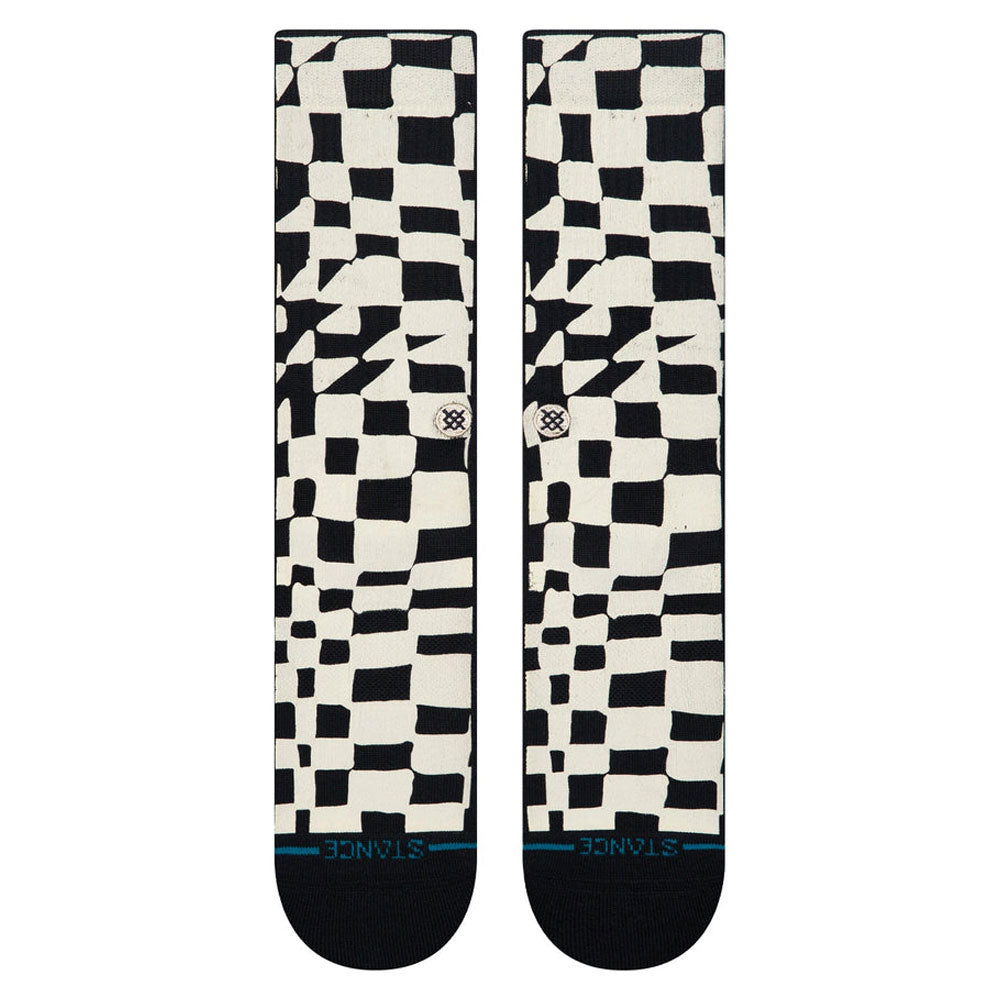 Stance Wave Check Crew Socks