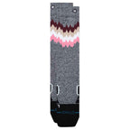 Stance Womens 2X Mid Poly Snow 2 Pack Socks Grey