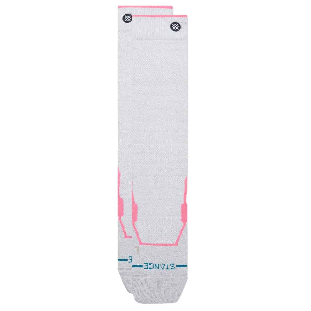 Stance Womens 2X Mid Poly Snow 2 Pack Socks Grey