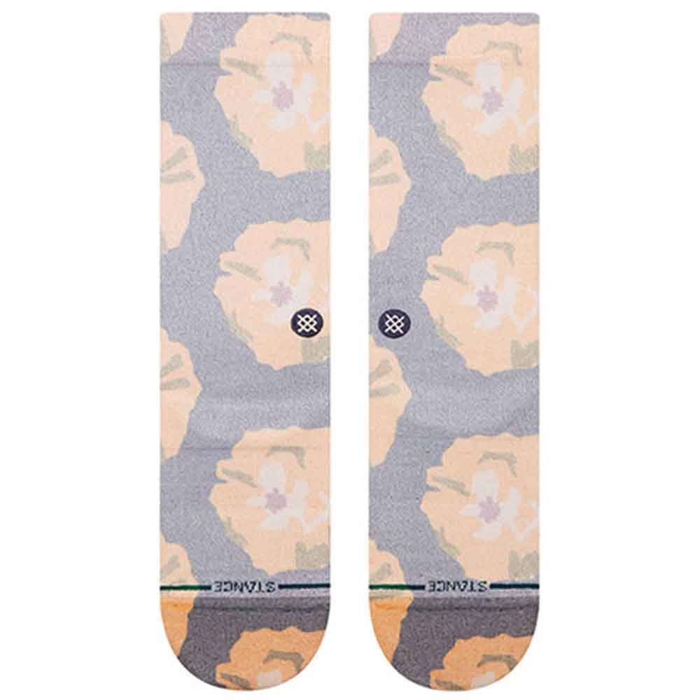 Stance Yellow Brick Crew Socks Navy