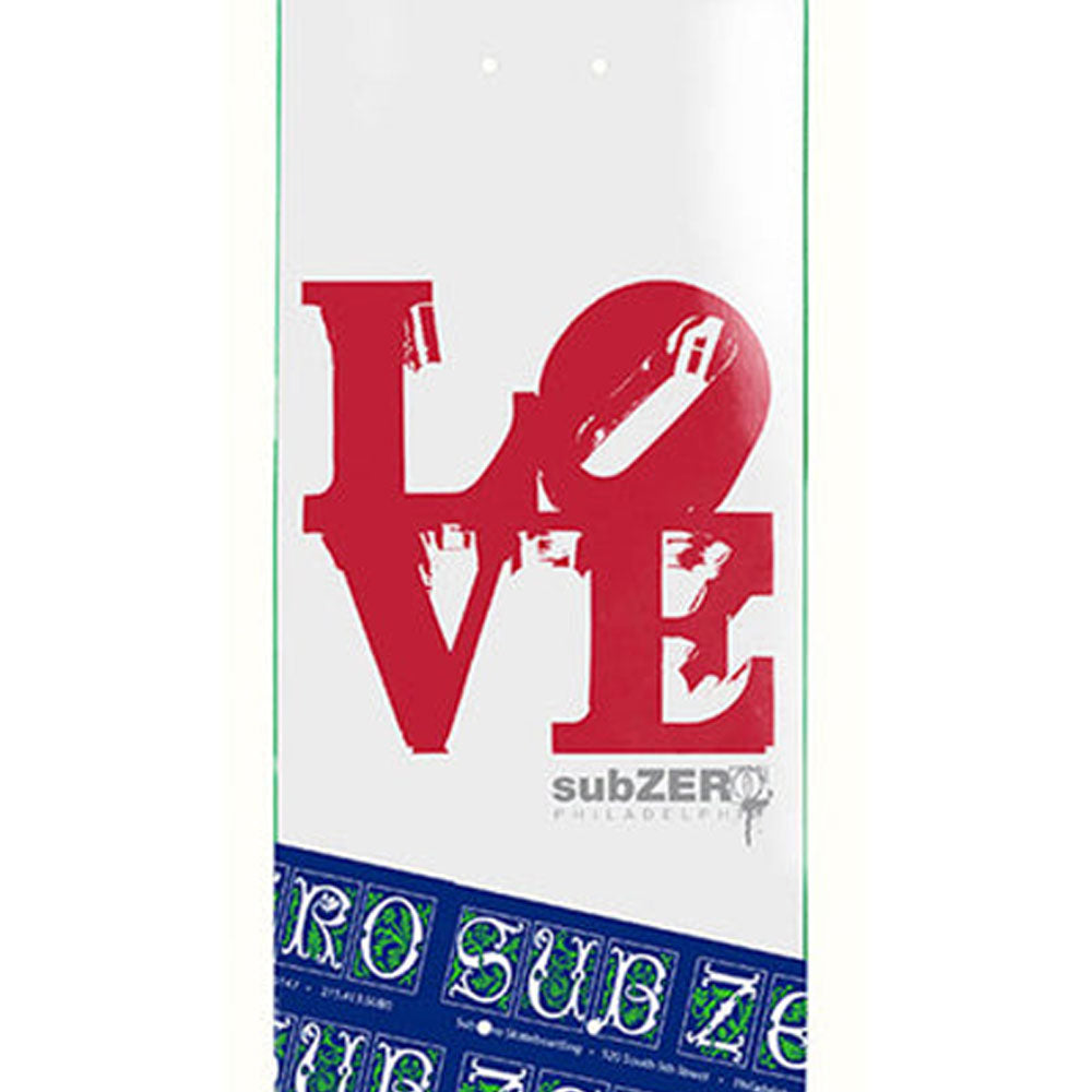 Sub Zero Love Park Deck EX7 8.5" Deck