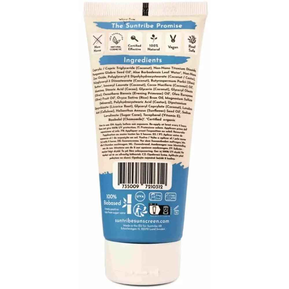 Suntribe Organic Mineral SPF50 Suncream