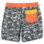 T&C Surf Designs Aloha Elastic 17.5 Beach Shorts Black
