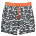 T&C Surf Designs Aloha Elastic 17.5 Beach Shorts Black