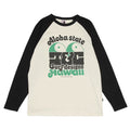 T&C Surf Designs Aloha State Longsleeve Tee-Fatigue Black