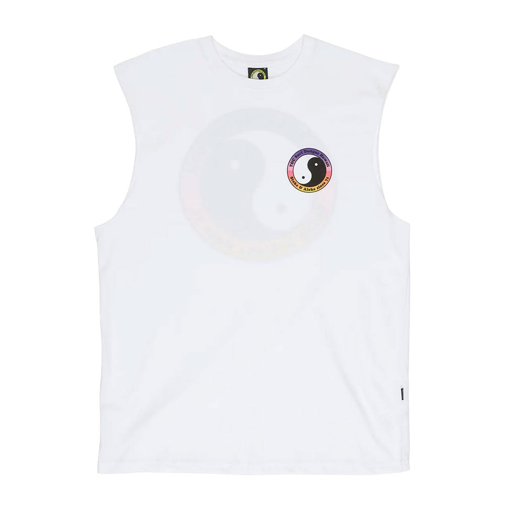 T&C Surf Designs YY 71 Logo Muscle T-Shirt White