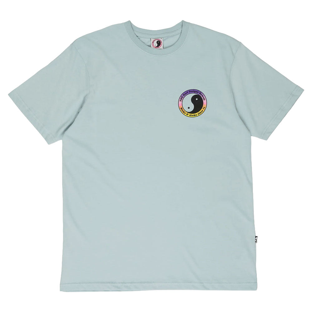T&C Surf Designs YY 71 Logo T-Shirt Used Blue