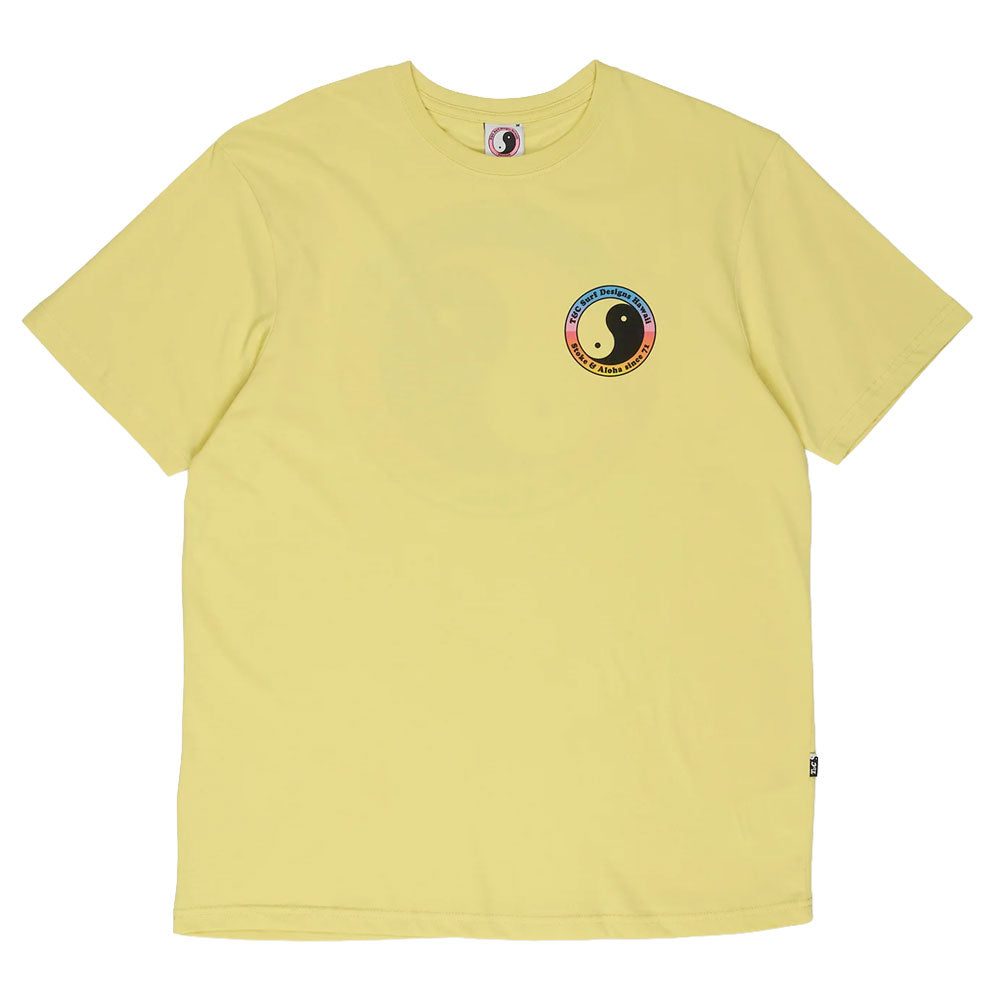 T&C Surf Designs YY 71 Logo T-Shirt Washed Yellow