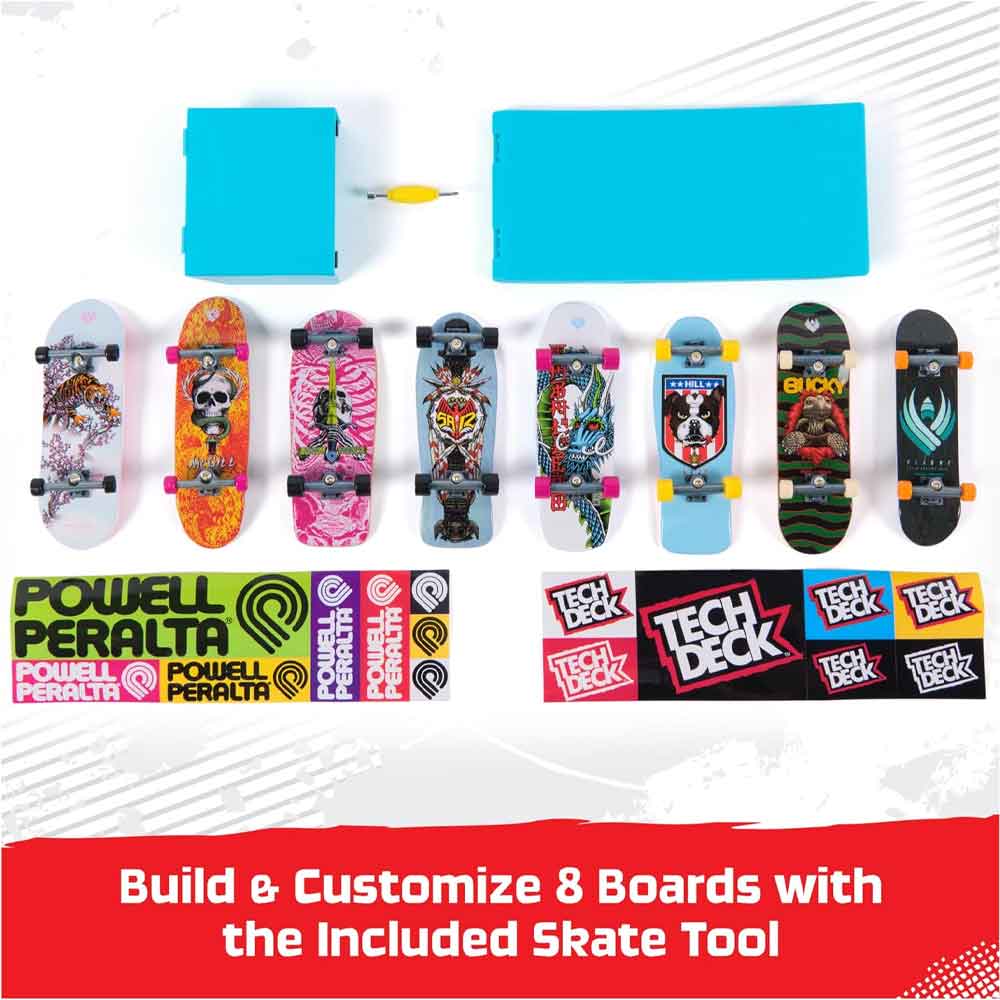 Tech Deck Legends SK8 Shop 8 Pack