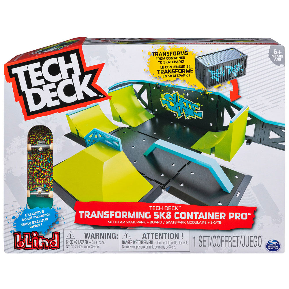 Tech Deck Transforming SK8 Container Pro Set