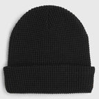 Texture Beanie Black Out