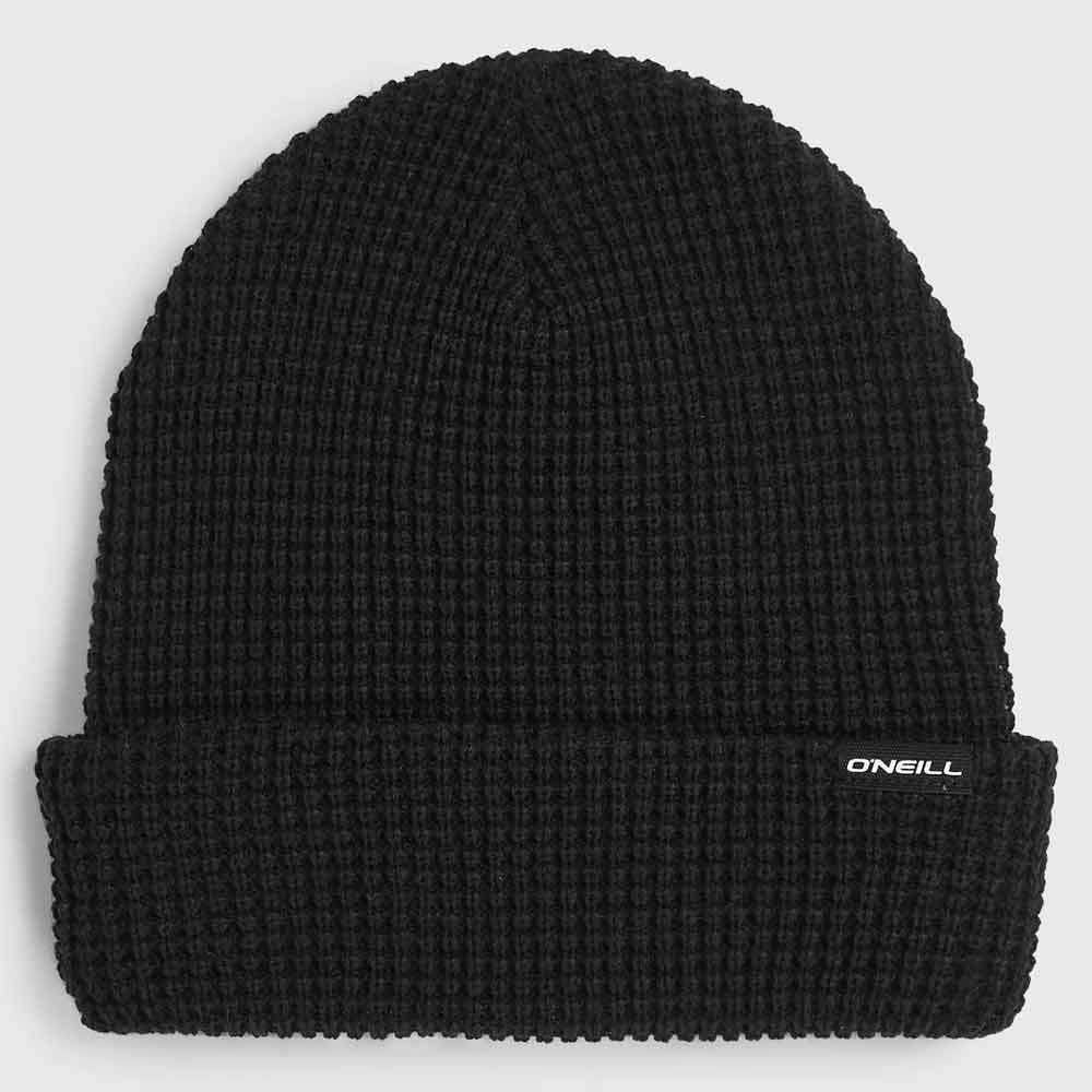 Texture Beanie Black Out