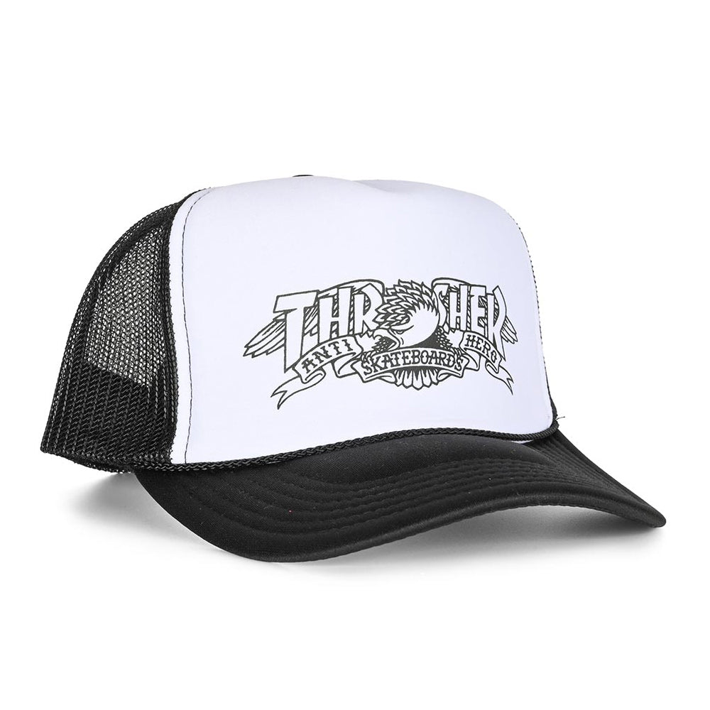 Thrasher x Anti Hero Mag Banner Trucker Cap