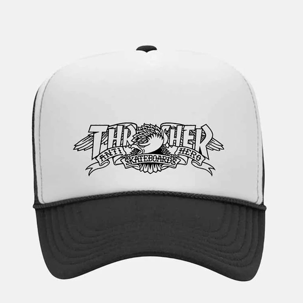 Thrasher x Anti Hero Mag Banner Trucker Cap