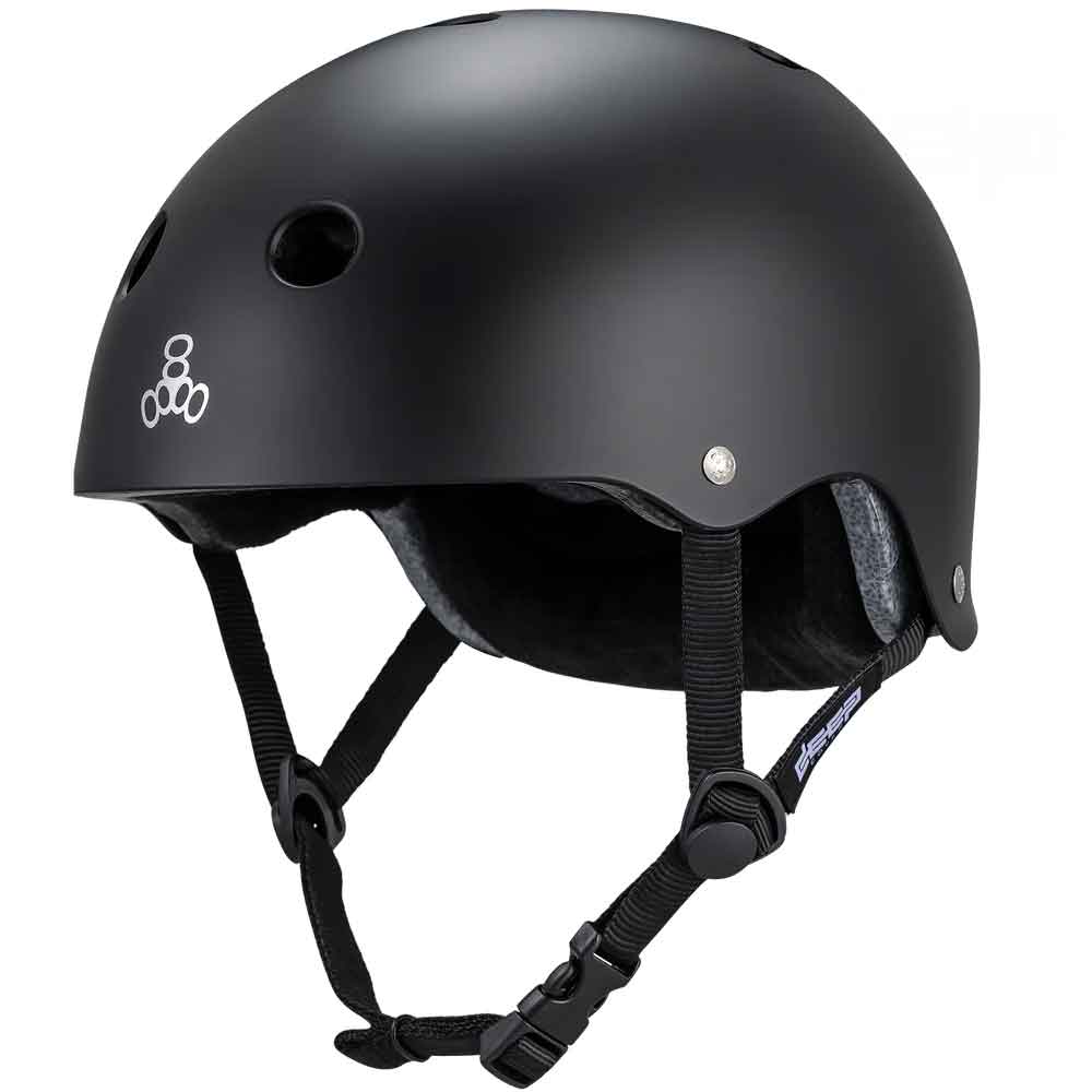 Triple Eight Deep Cover Helmet Black