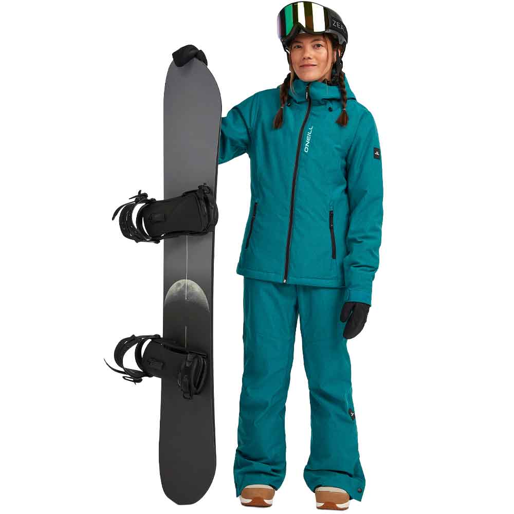 O'Neill Womens Melange Snow Jacket Island Breeze
