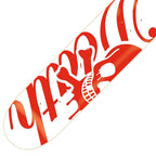 Death Script Deck - Red White Popsicle Square Nose