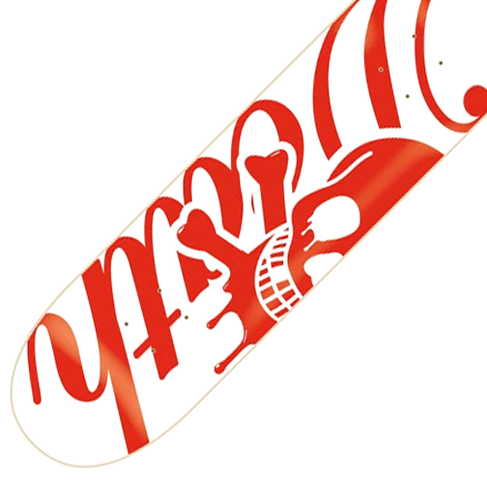 Death Script Deck - Red White Popsicle Square Nose