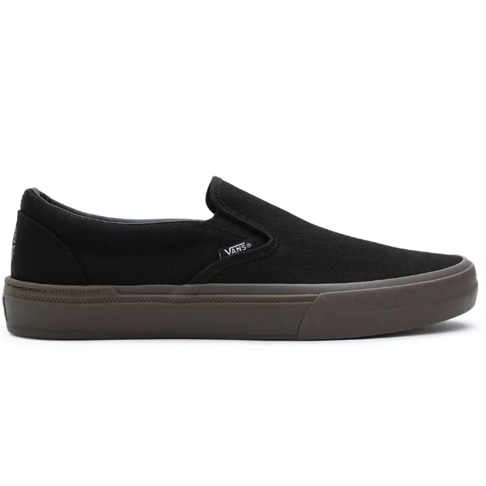 Vans BMX Slip On Dennis Enarson Skateboard Shoes - Black/Mid Grey