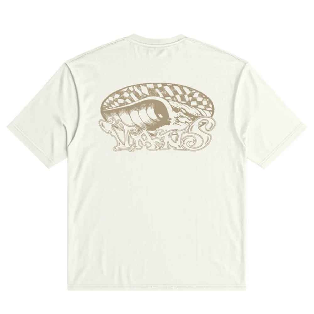 Vans Check Overhead T Shirt Marshmallow