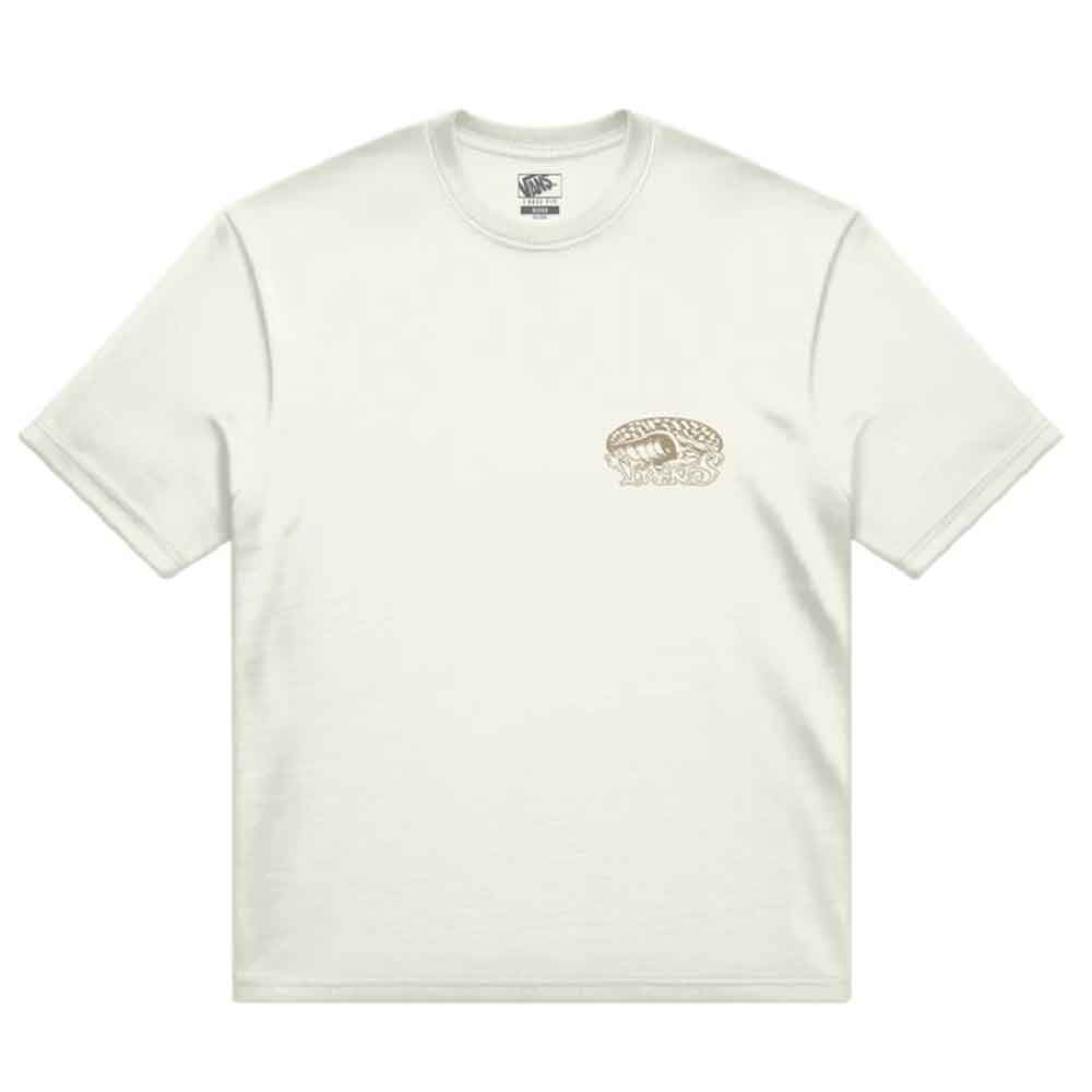 Vans Check Overhead T Shirt Marshmallow