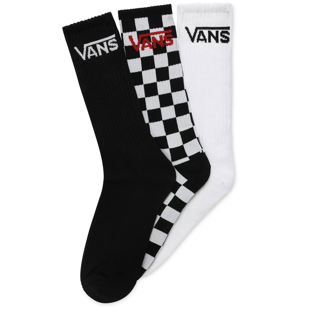 Vans Classic Crew Socks (3 Pack) UK Size 5.5-8