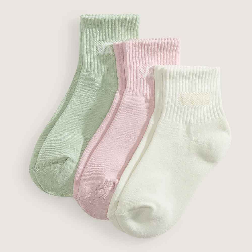 Vans Classic Half Crew Socks Marshmallow  3 Pack