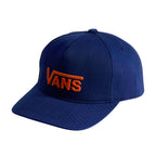 Vans Drop V Logo Snapback Cap Deep Indigo