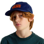 Vans Drop V Logo Snapback Cap Deep Indigo