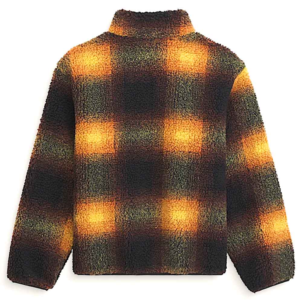 Vans Heights Sherpa Full Zip Black/Herritage Mustard Hoody
