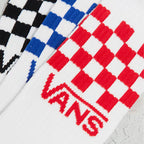 Vans Junior Classic Check Crew Checkerboard White Socks