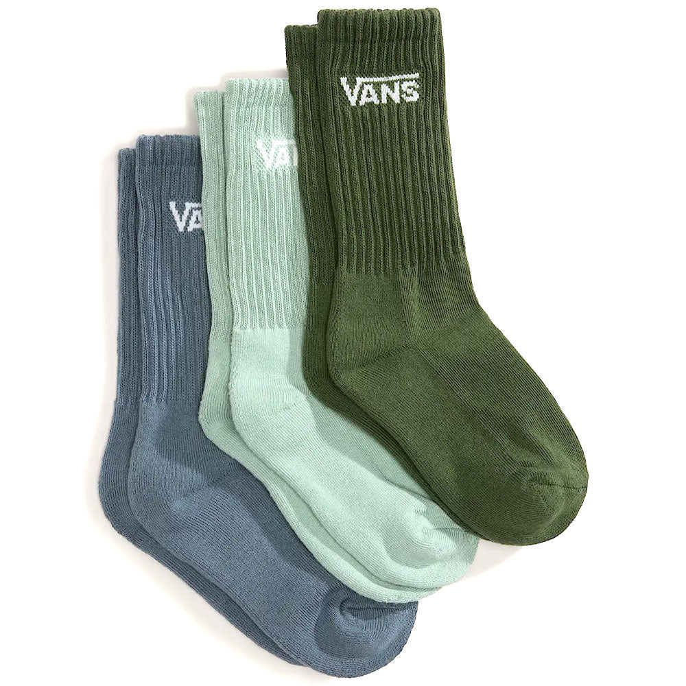 Vans Junior Classic Crew Grey Olive Socks