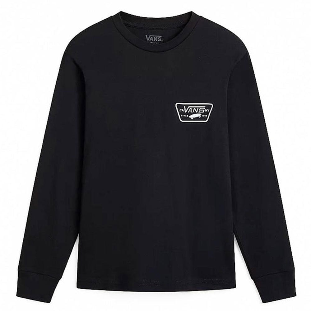 Vans Junior Full Patch Back Black Longsleeve