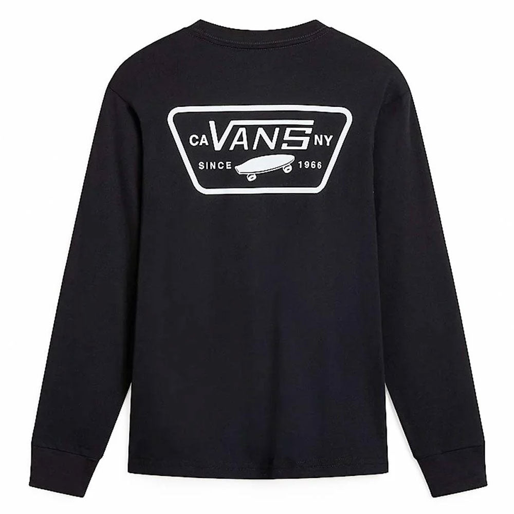 Vans Junior Full Patch Back Black Longsleeve