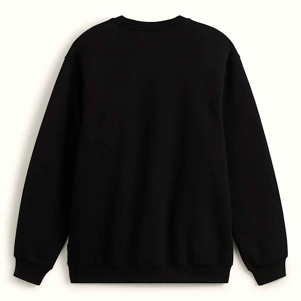 Vans Left Chest Crew Black Sweatshirt