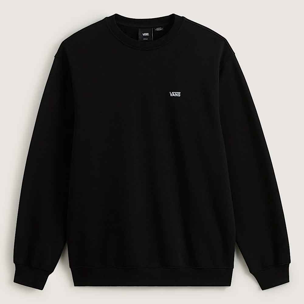 Vans Left Chest Crew Black Sweatshirt