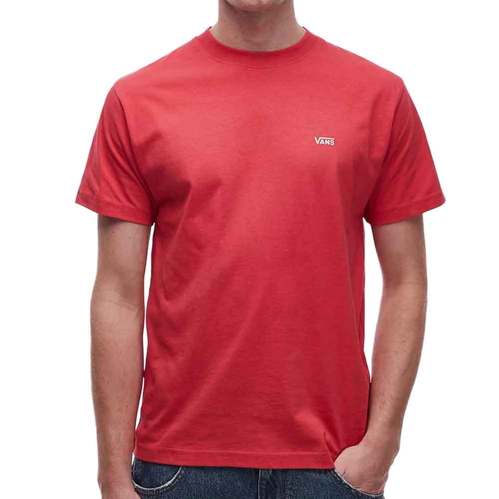 Vans Left Chest T-Shirt Crimson Haze
