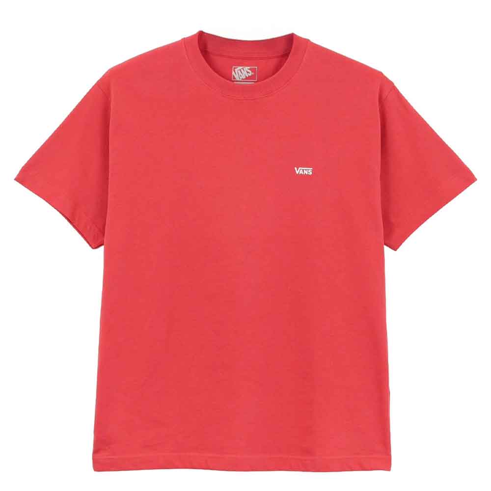 Vans Left Chest T-Shirt Crimson Haze