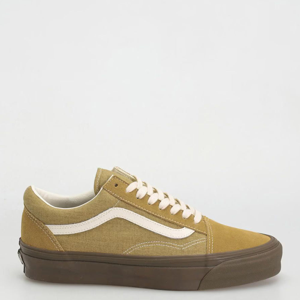 Vans Old Skool Salt Wash Trainers Dirty Yellow Ocean Sports Boardridersguide