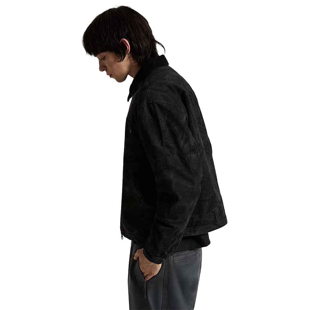 Vans Nico Cropped Chore Canvas Jacket Black