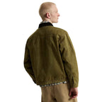 Vans Nico Cropped Chore Canvas Jacket Olive Brown