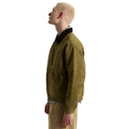 Vans Nico Cropped Chore Canvas Jacket Olive Brown
