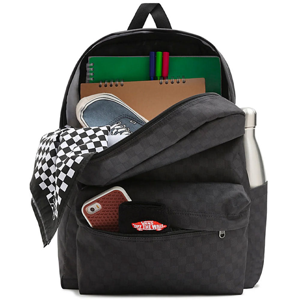 Vans Old Skool Check Backpack - Black/Charcoal