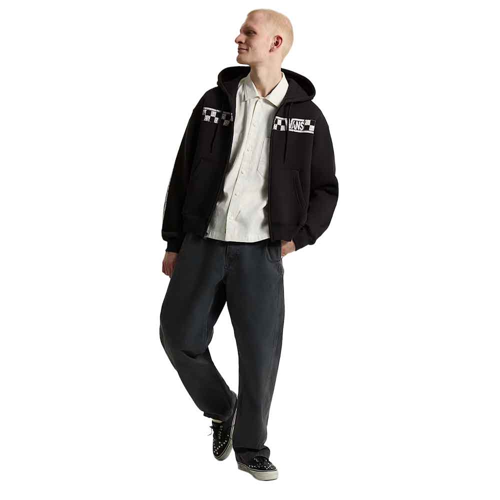 Vans Racing Full Zip Hoody Black