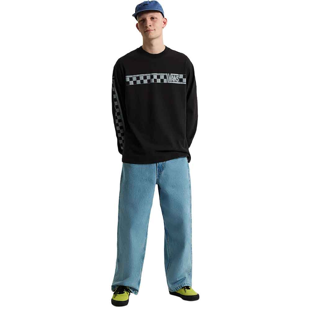 Vans Racing Longsleeve T Shirt Black